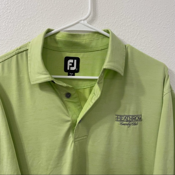 Footjoy polo shirt ombré green large - Picture 6 of 6